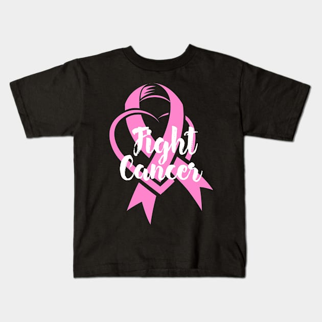 fight cancer Kids T-Shirt by Houseofwinning